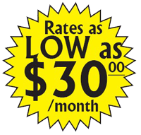 Lowest Storeage Rates in the Bitterroot Valley